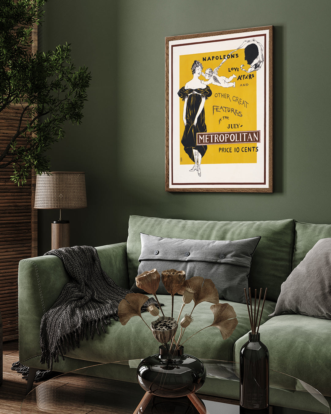 Napoleon's Love Affairs Poster 3 : 4 Vertical New Premium Wall Art Canvas by MeriDeewar