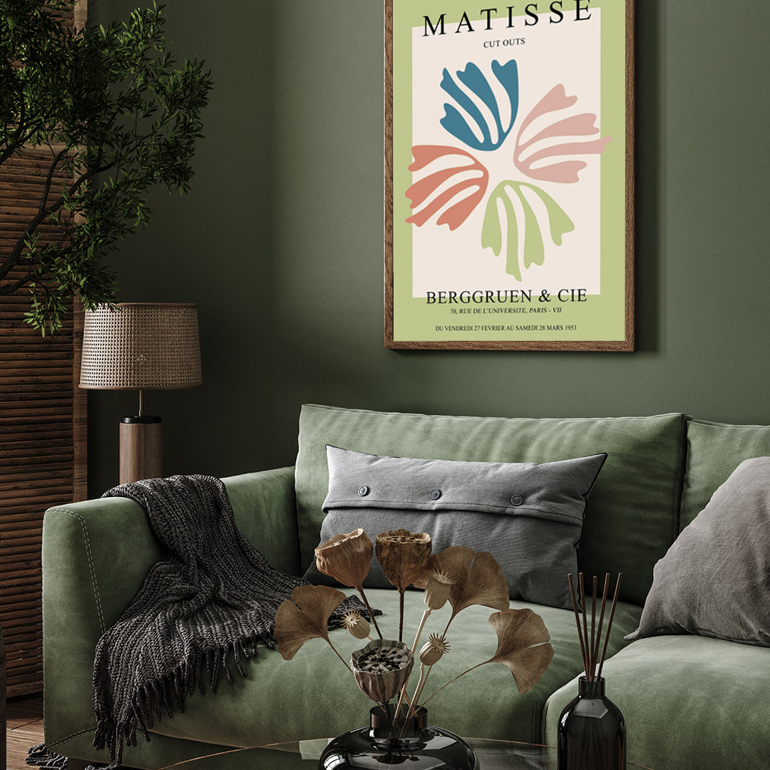 Papiers Decoupes Painting by Henri Matisse 3 : 4 Vertical New Premium Wall Art Canvas by MeriDeewar