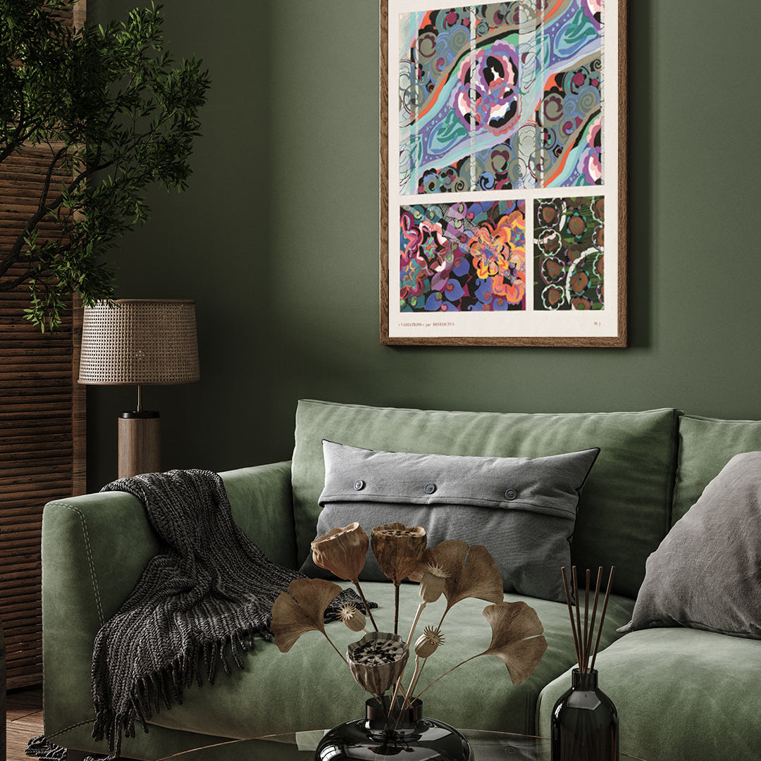 Pattern Variations decor art 3 : 4 Vertical New Premium Wall Art Canvas by MeriDeewar