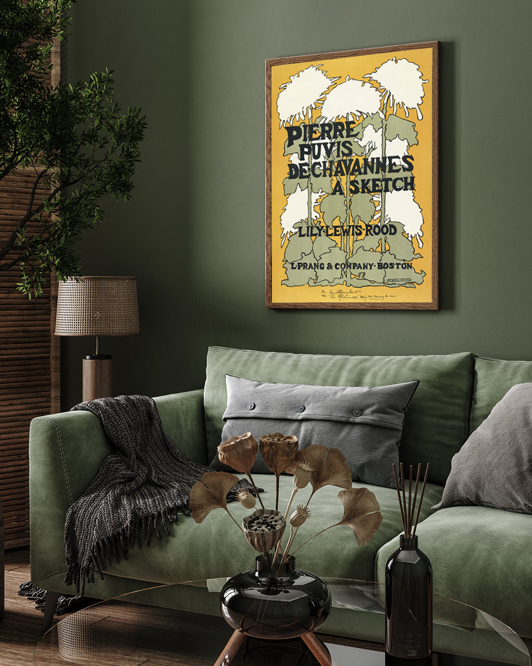 Pierre Puvis de Chavannes Poster 3 : 4 Vertical New Premium Wall Art Canvas by MeriDeewar