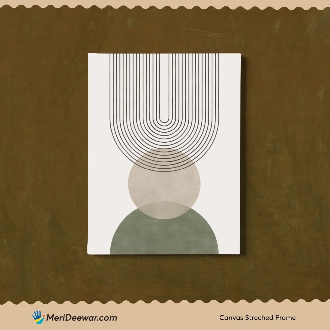 Sage Boho Wall Art Walls Premium Wall Art Canvas by MeriDeewar