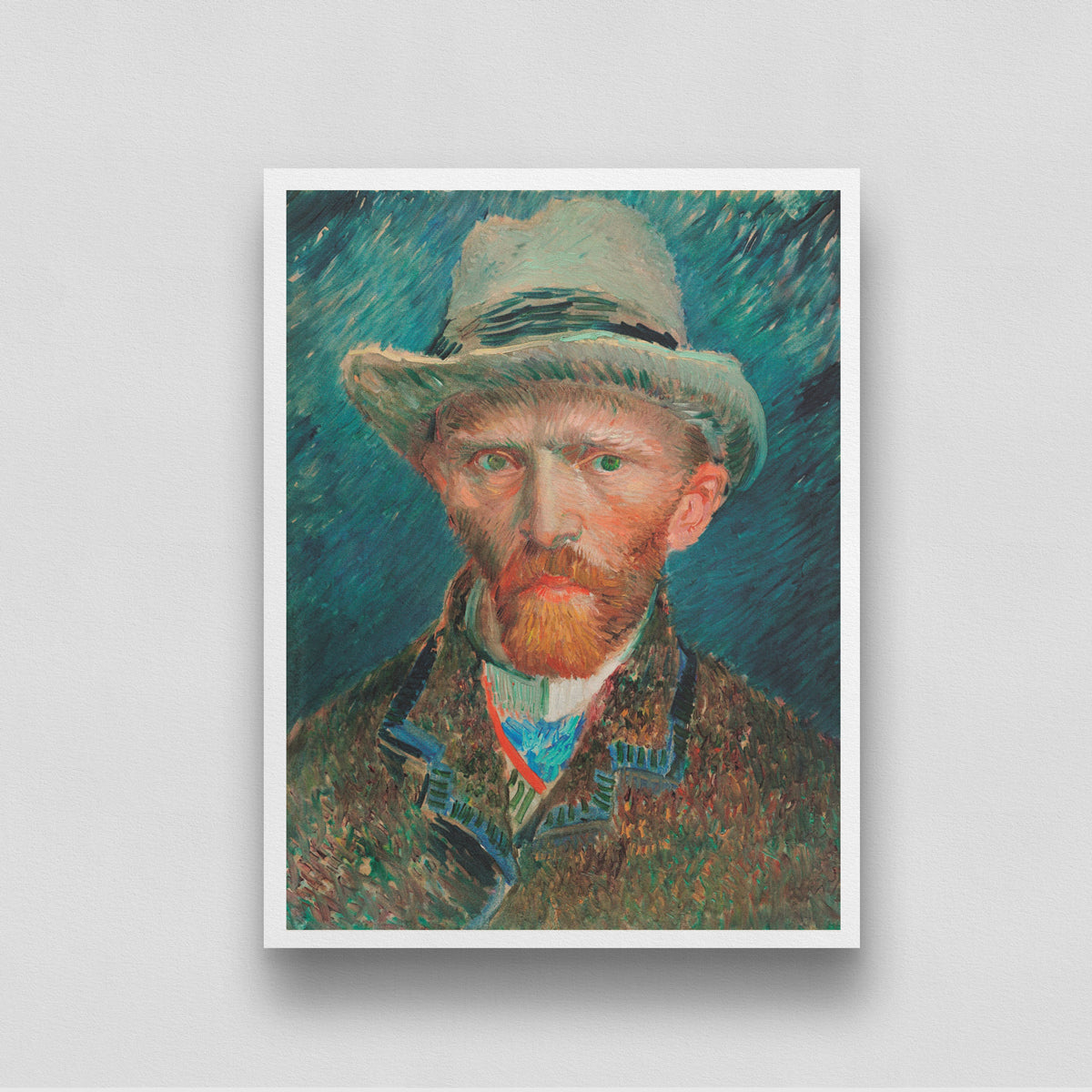 Serious Van Gogh Portrait 3 : 4 Vertical New Premium Wall Art Canvas by MeriDeewar