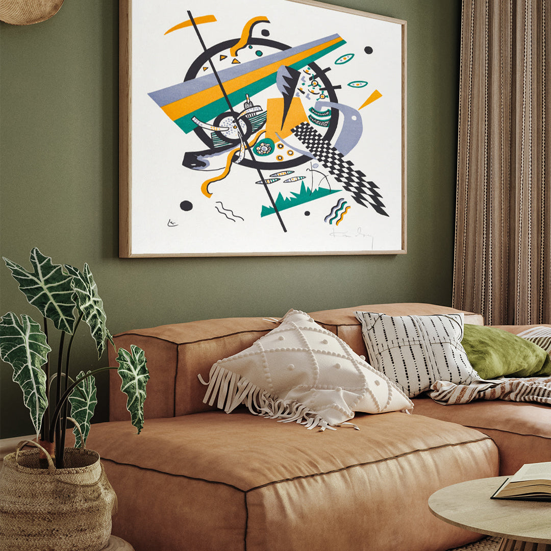 Small Worlds IV painting by Kleine Welten 3 : 4 Horizontal New Premium Wall Art Canvas by MeriDeewar