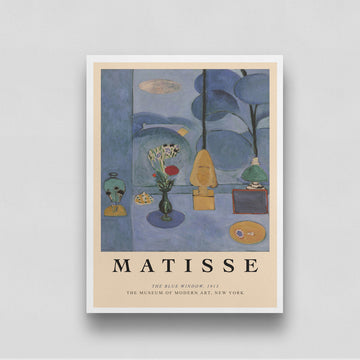 The Blue Window Painting by Henri Matisse 3 : 4 Vertical New Premium Wall Art Canvas by MeriDeewar
