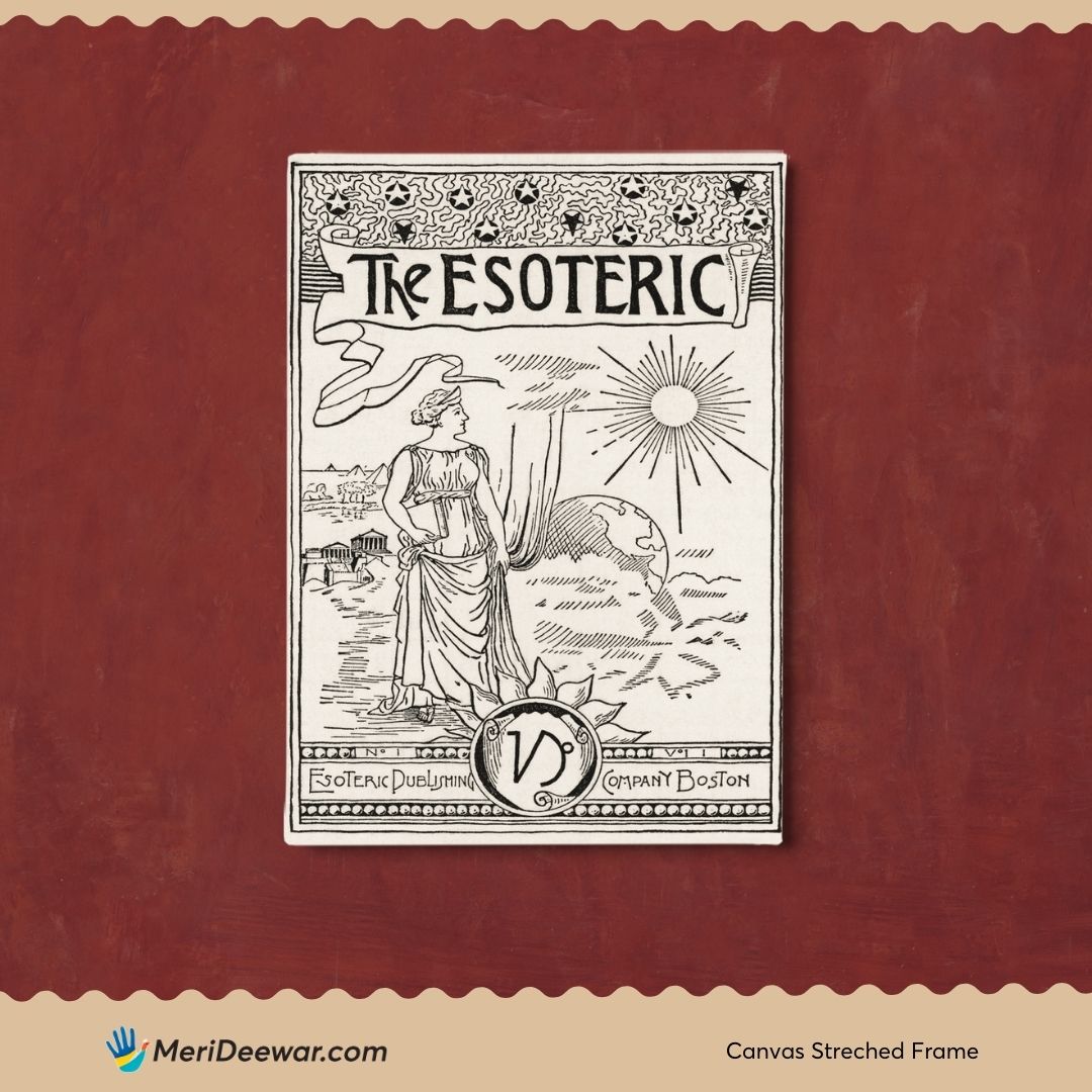 The Esoteric/ ancient boston Poster 3 : 4 Vertical New Premium Wall Art Canvas by MeriDeewar