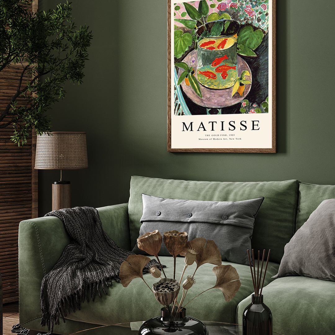 The Gold Fish Painting by Henri Matisse 3 : 4 Vertical New Premium Wall Art Canvas by MeriDeewar