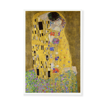 The Kiss Painting by Gustav Klimt 2 : 3 Vertical Premium Wall Art Canvas by MeriDeewar