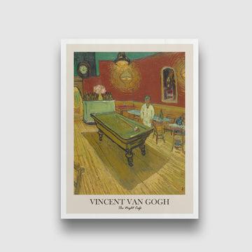 The Night Café Painting by Vincent van Gogh 3 : 4 Vertical New Premium Wall Art Canvas by MeriDeewar