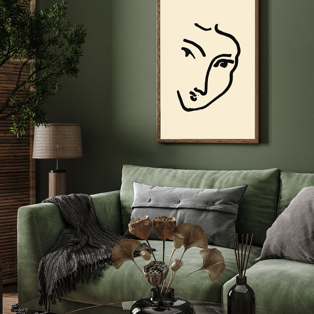 Woman Artwork 1 by Henri Matisse 3 : 4 Vertical New Premium Wall Art Canvas by MeriDeewar