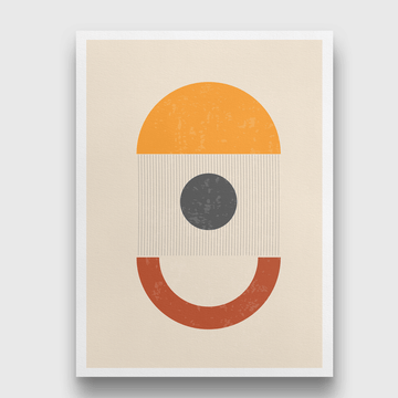 Abstract minimalist modern poster boho Painting
