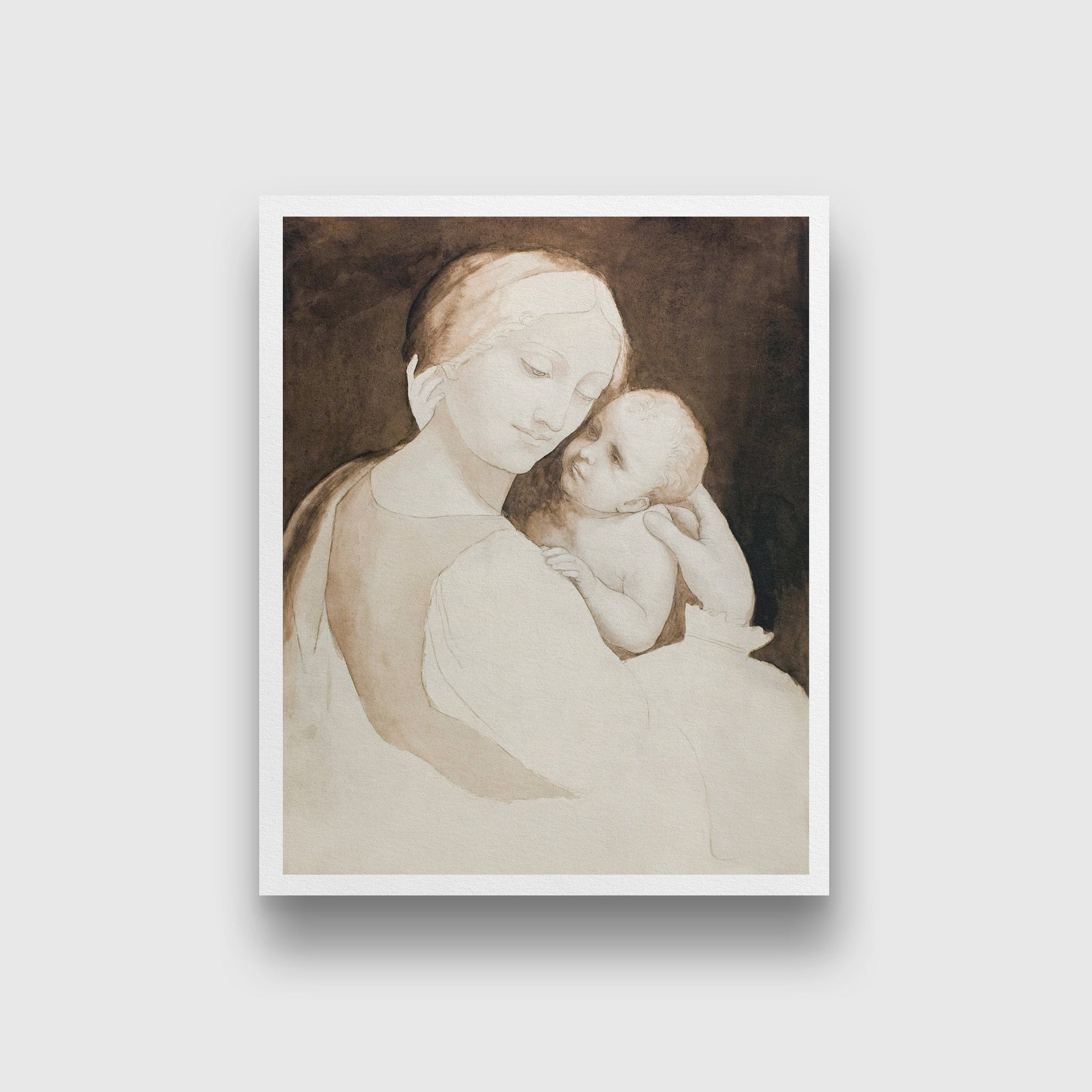 Madonna and Child, and Fragment of Woman’s Torso Painting - Meri Deewar