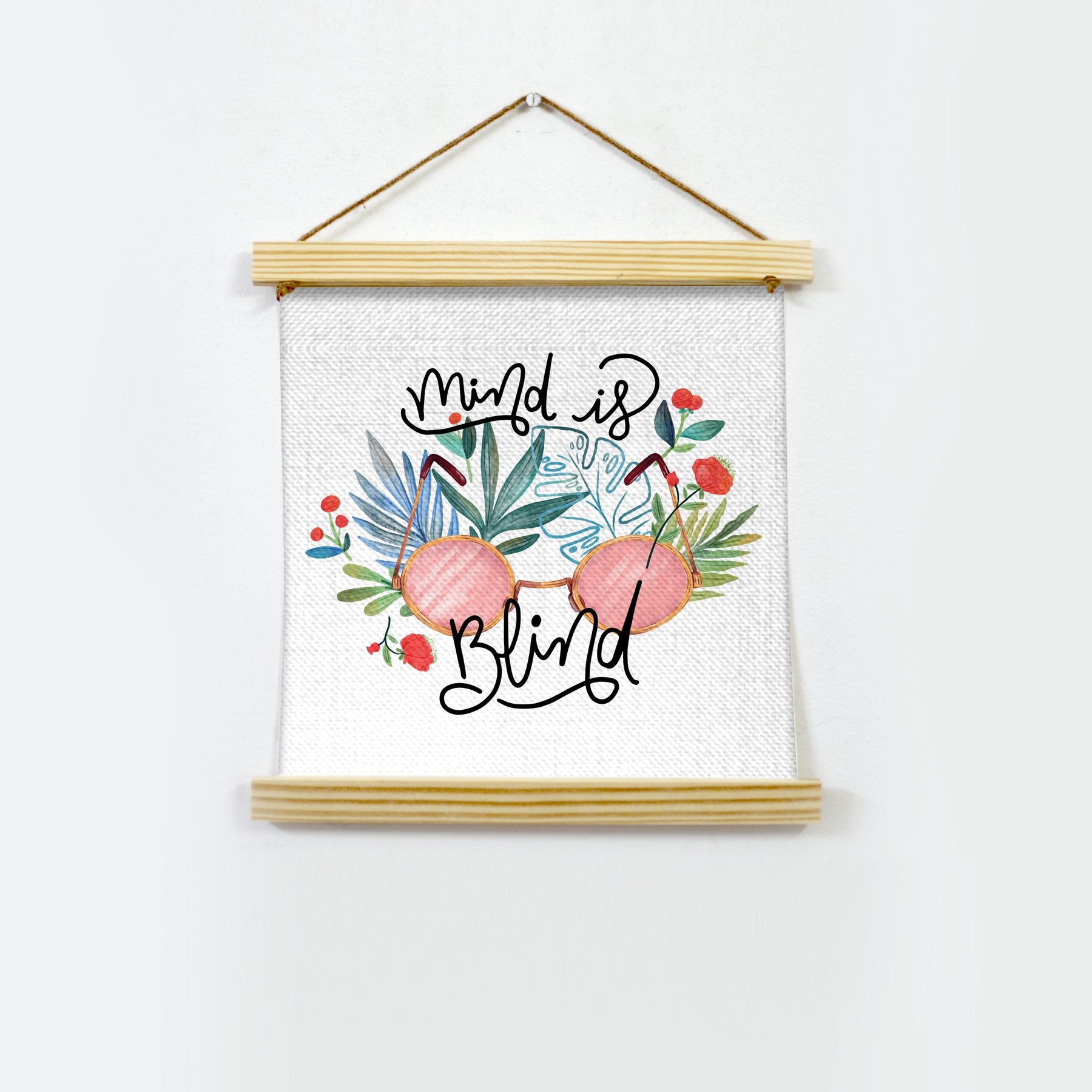Mind is bind Hanging Canvas Painting - Meri Deewar - MeriDeewar