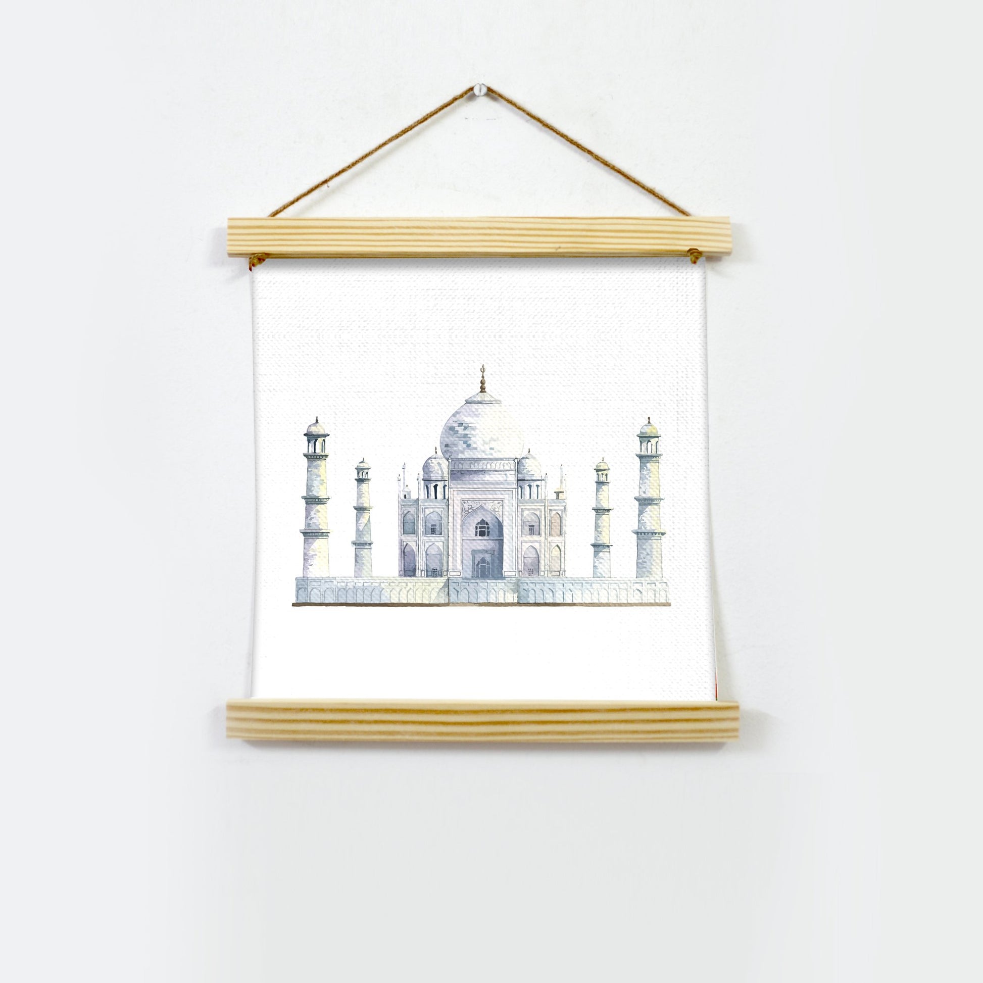 Taj-Mahal Hanging Canvas Painting - Meri Deewar - MeriDeewar