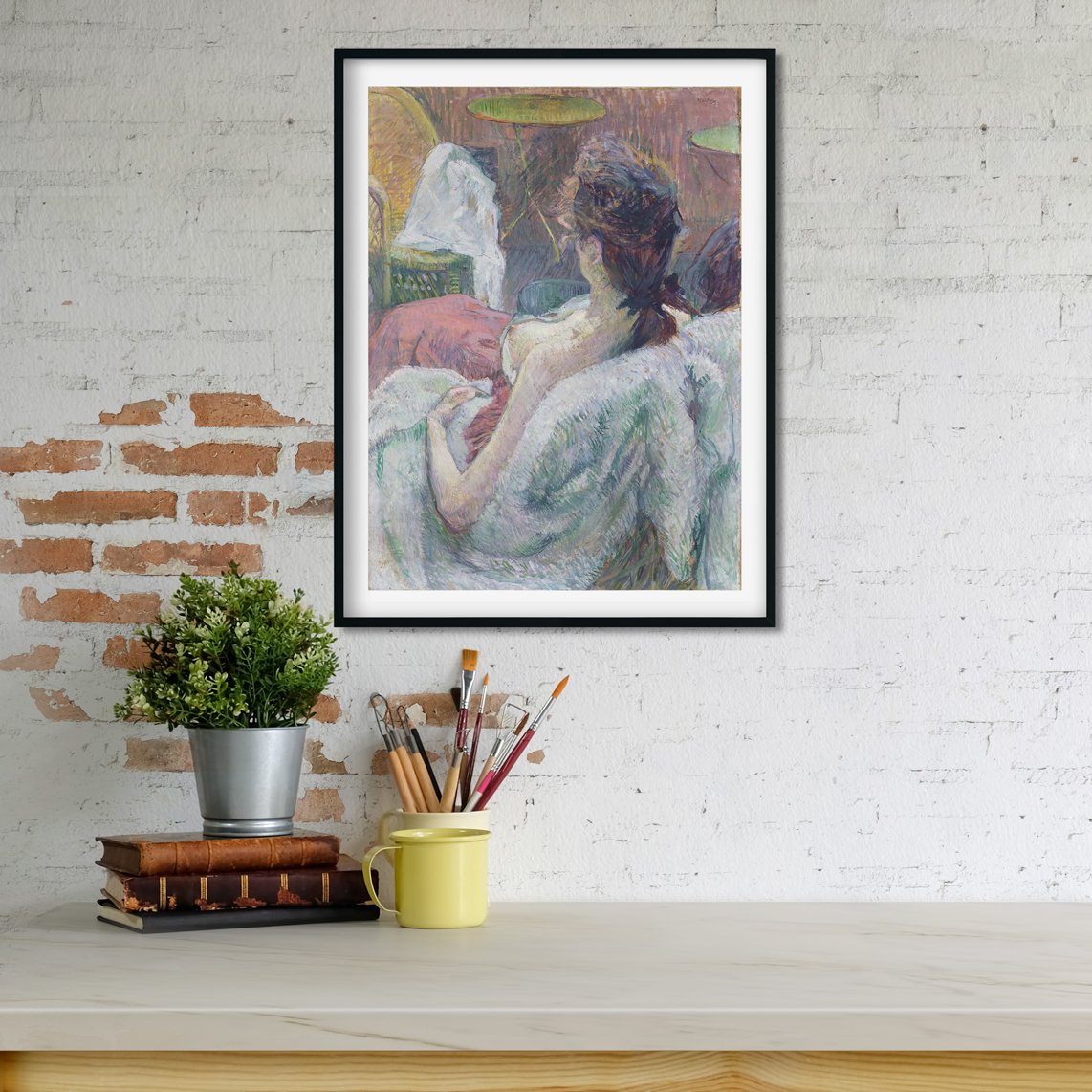 The Model Resting Painting - Meri Deewar - MeriDeewar