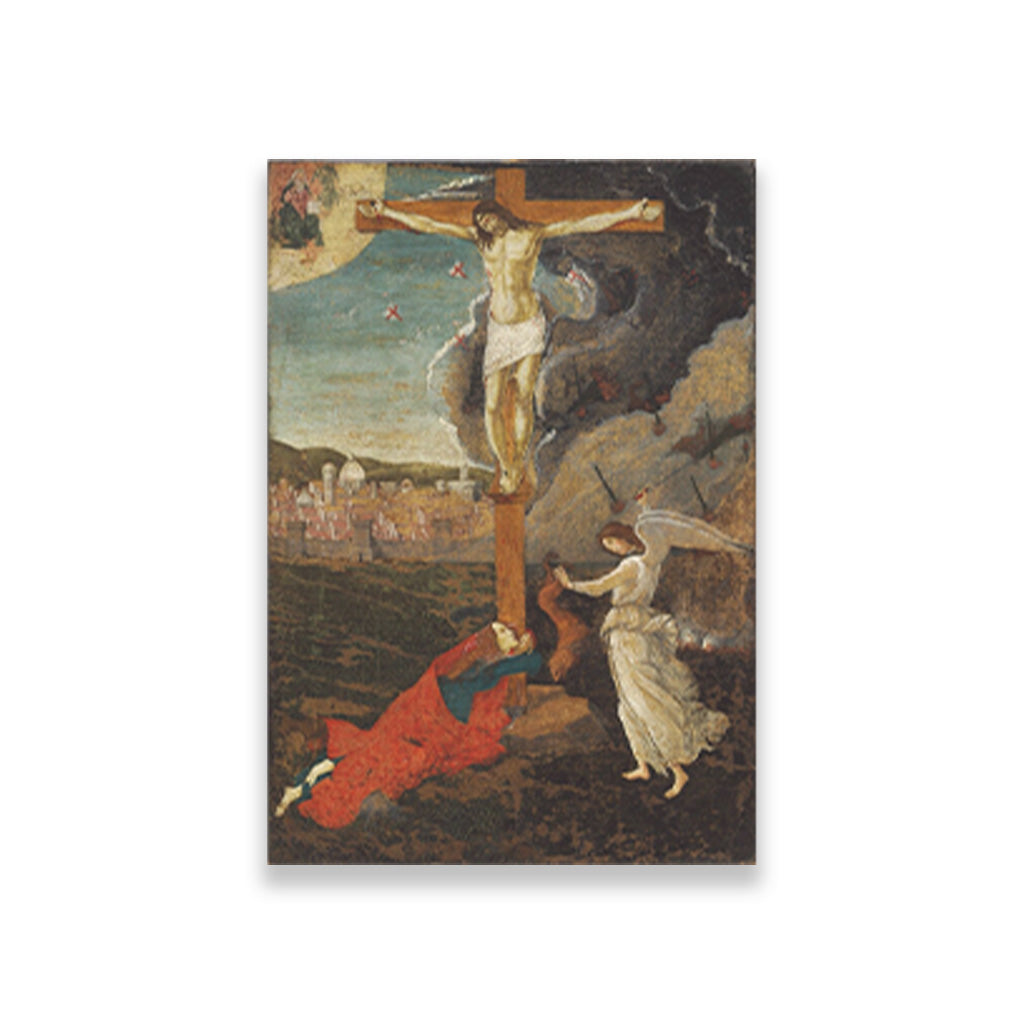 Mystic Crucifixion Painting - Meri Deewar - MeriDeewar
