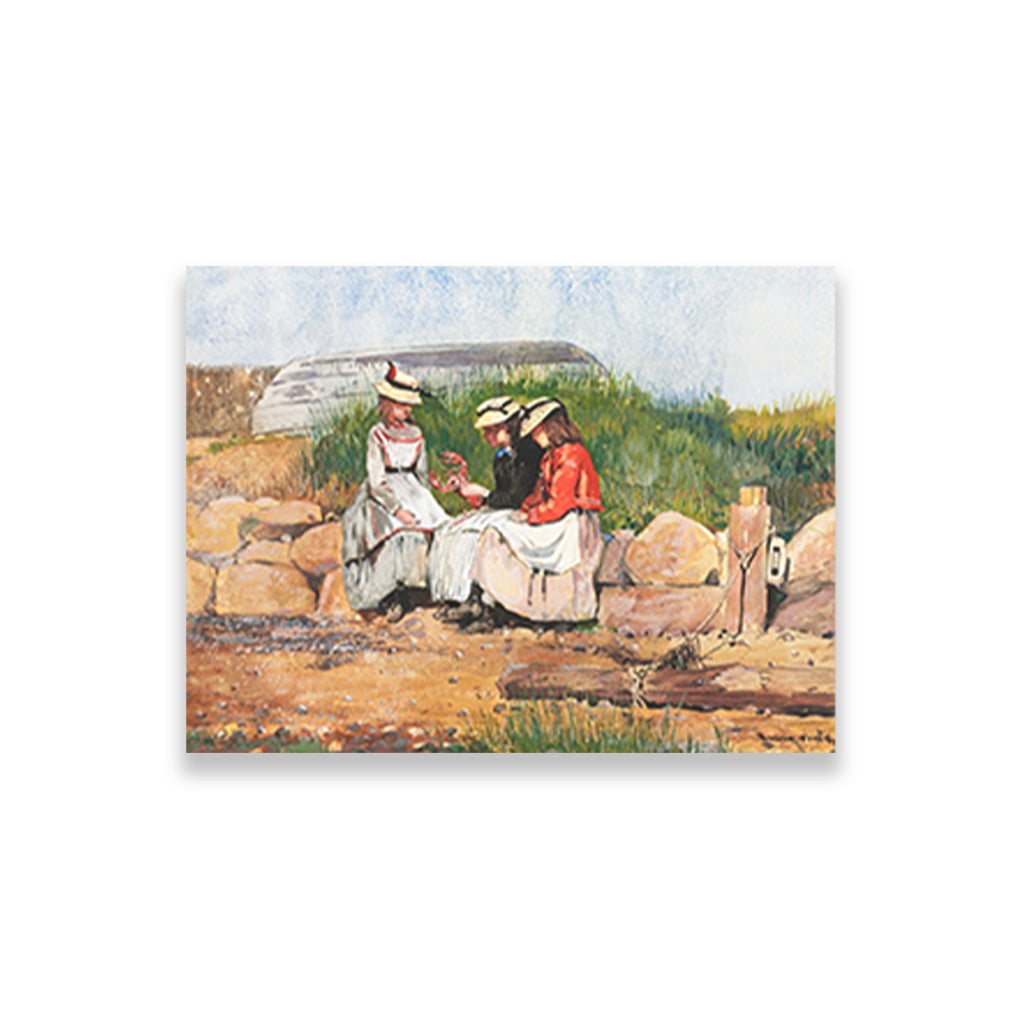 A Fishermans Daughter painting - Meri Deewar 3 : 2 Horizontal Premium Wall Art Canvas by MeriDeewar