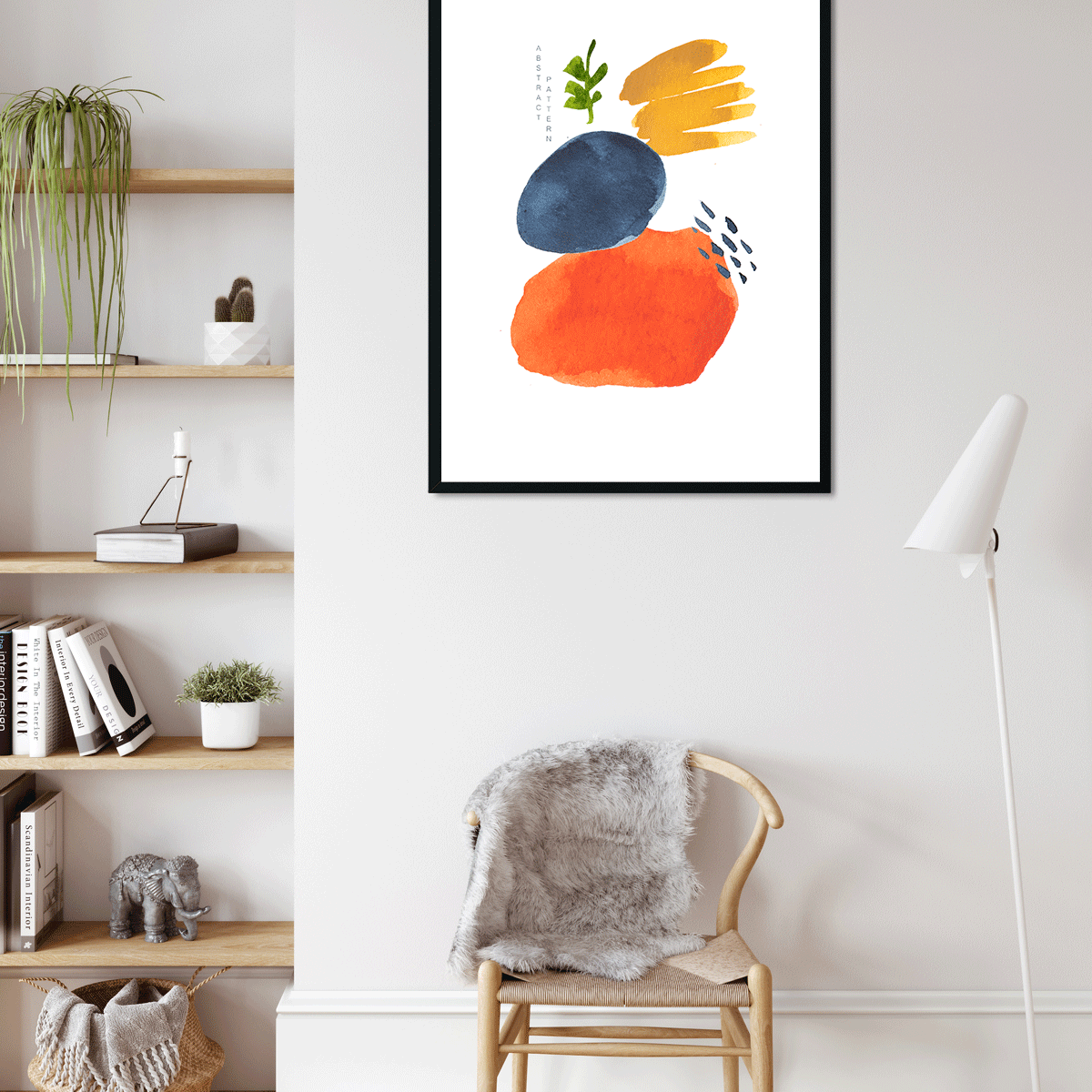 Abstract art elements - Painting 3 : 4.2 Vertical Premium Wall Art Canvas by MeriDeewar