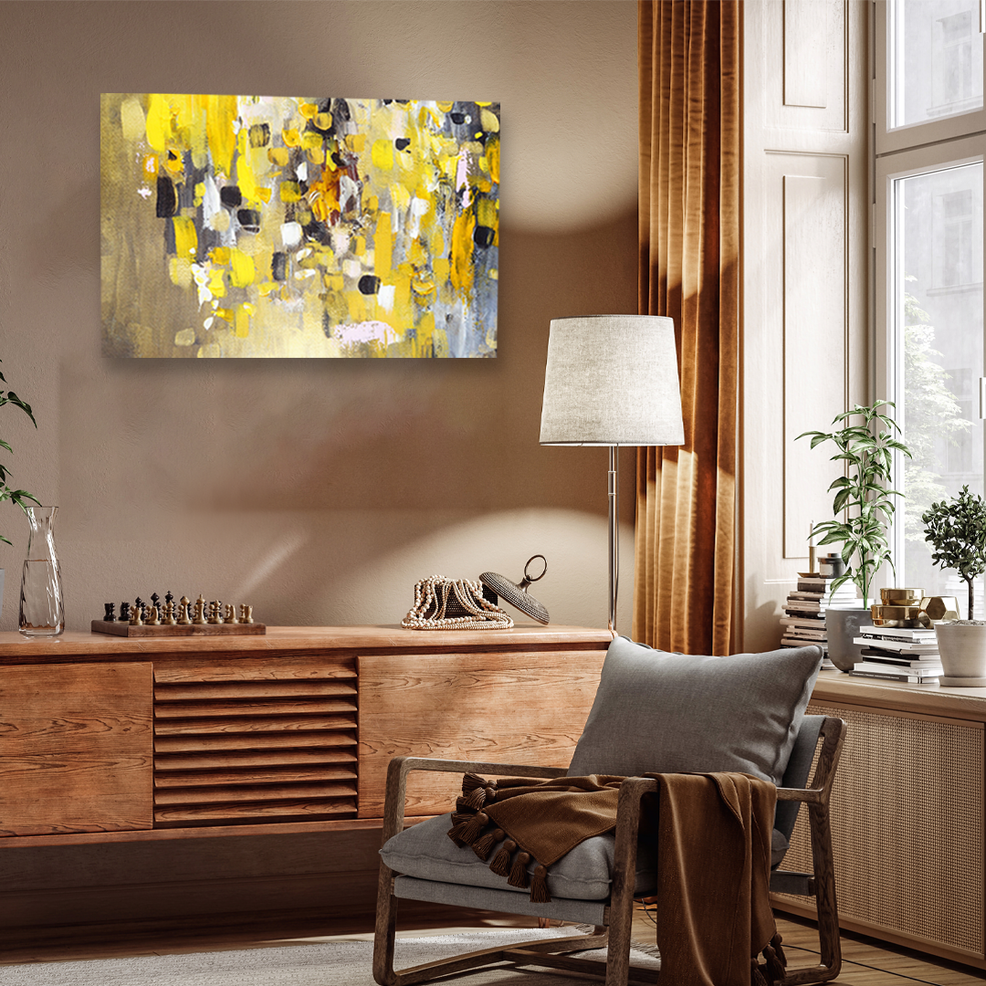 Abstract Canvas Wall Painting 3 : 2 Horizontal Premium Wall Art Canvas by MeriDeewar