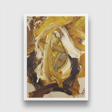 Abstract Composition Painting 2 : 3 Vertical Premium Wall Art Canvas by MeriDeewar