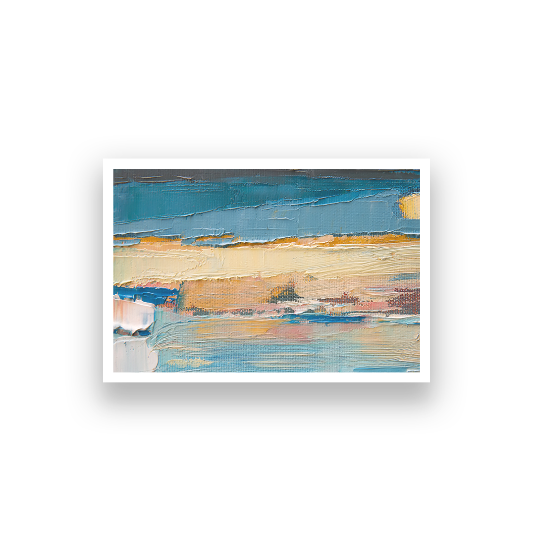 Abstract contemporary Wall Painting 3 : 2 Horizontal Premium Wall Art Canvas by MeriDeewar