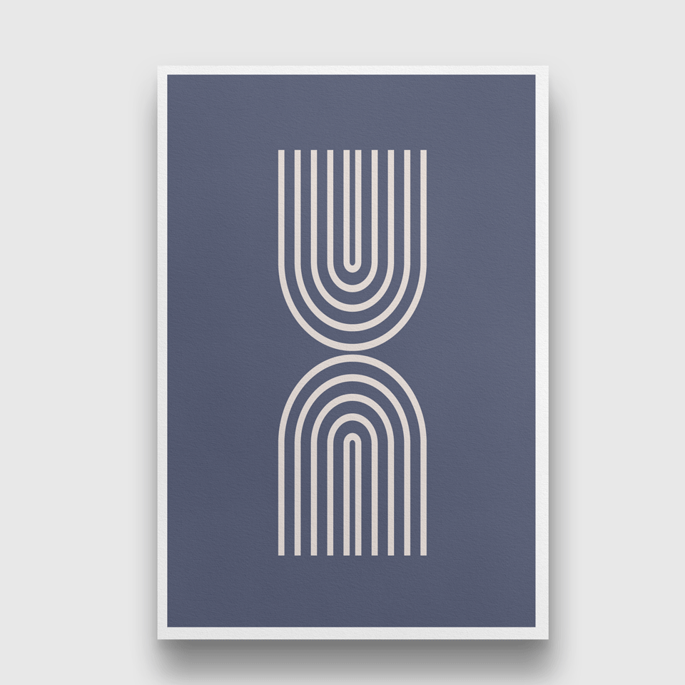 Abstract flow Painting 2 : 3 Vertical Premium Wall Art Canvas by MeriDeewar