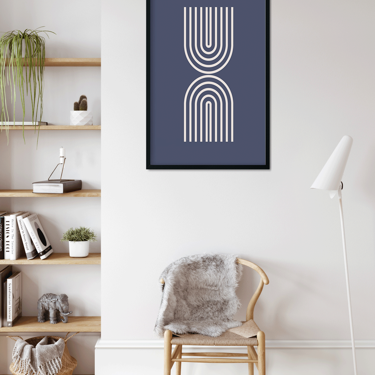 Abstract flow Painting 2 : 3 Vertical Premium Wall Art Canvas by MeriDeewar