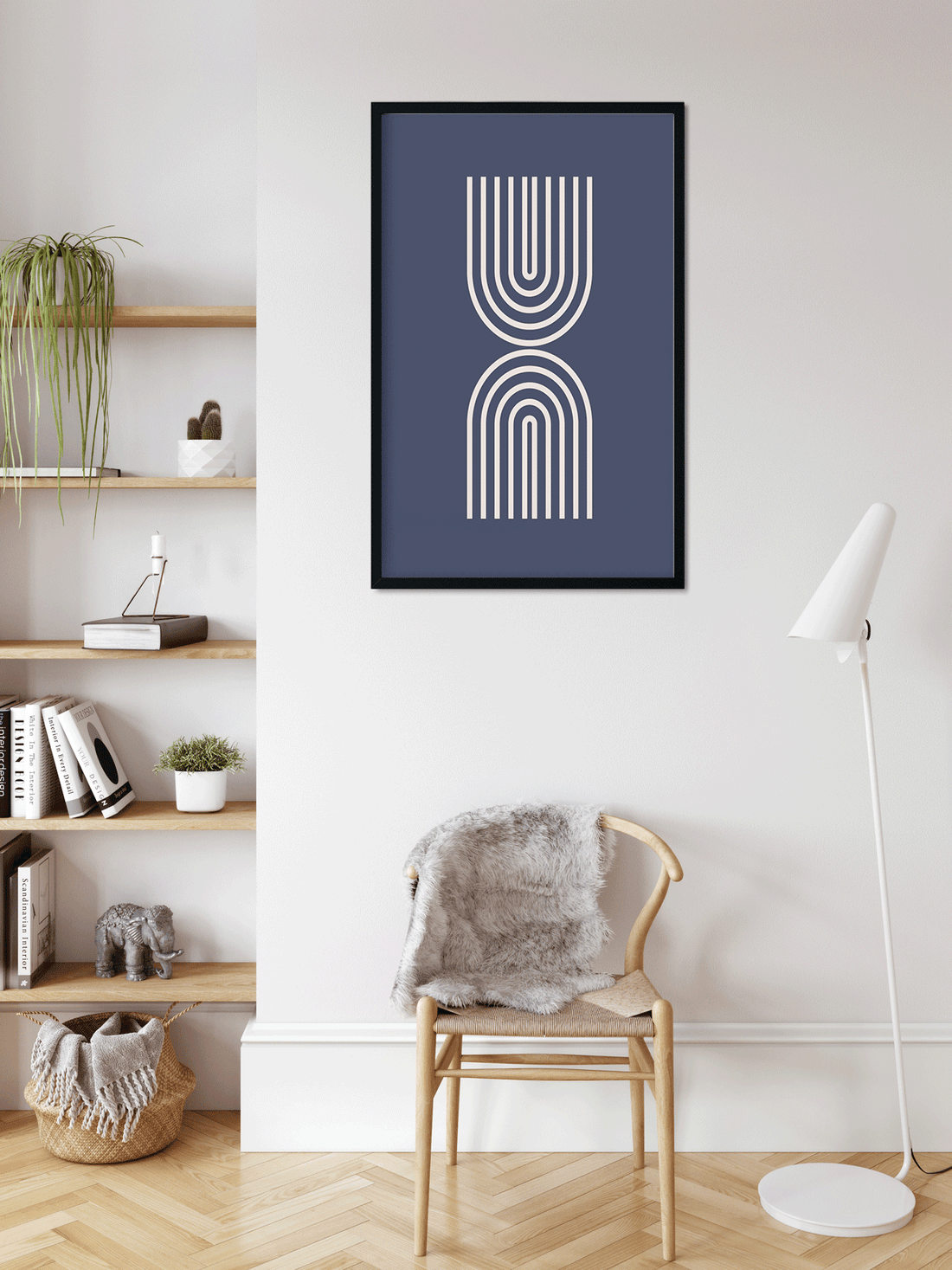 Abstract flow Painting 2 : 3 Vertical Premium Wall Art Canvas by MeriDeewar