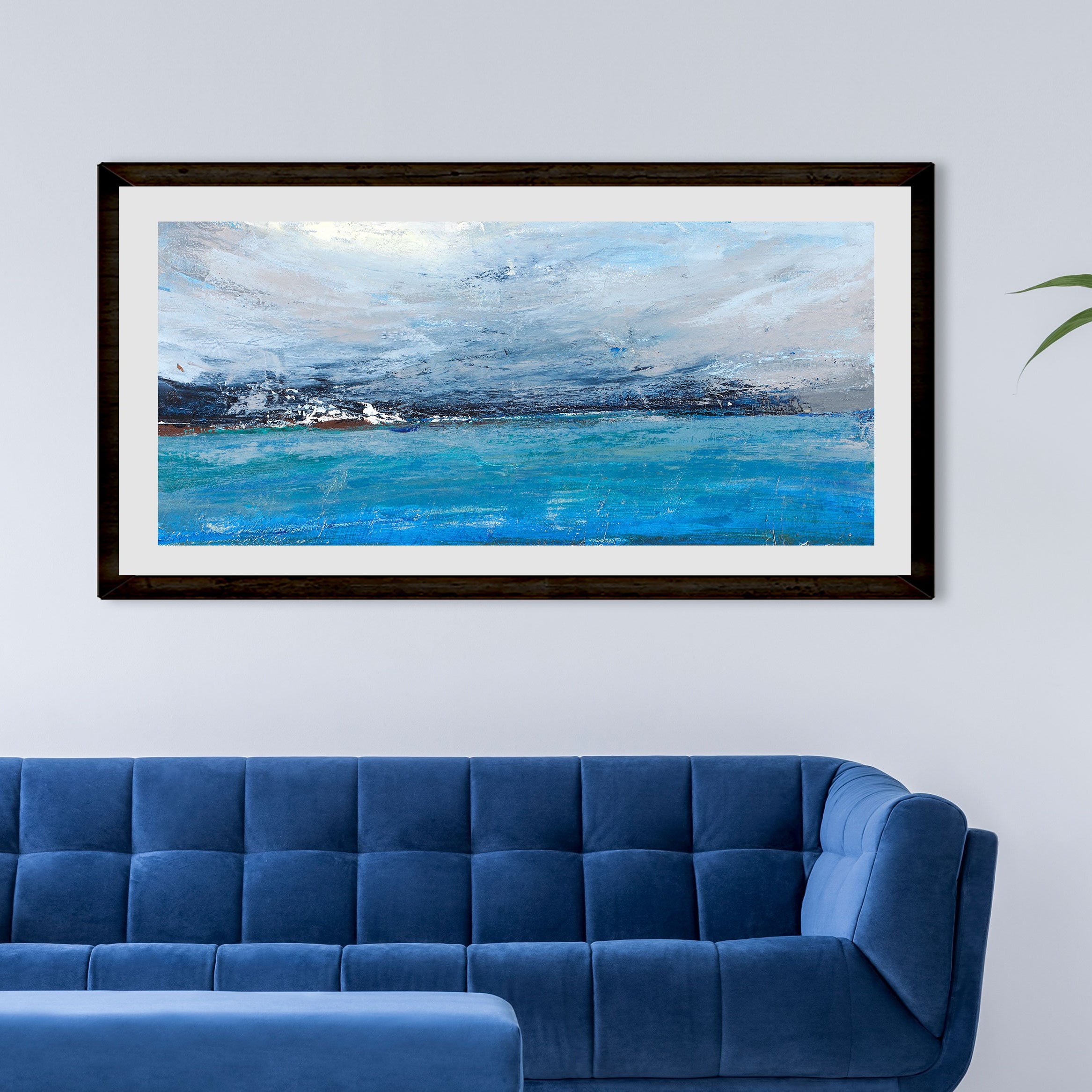 Abstract Painting-Meri Deewar Panorama Paintings Premium Wall Art Canvas by MeriDeewar