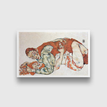 Act Of Love Painting - Meri Deewar 3 : 2 Horizontal Premium Wall Art Canvas by MeriDeewar