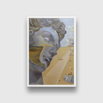 after the head of giuliano di medici Painting-Meri Deewar 4 :5 Vertical Premium Wall Art Canvas by MeriDeewar