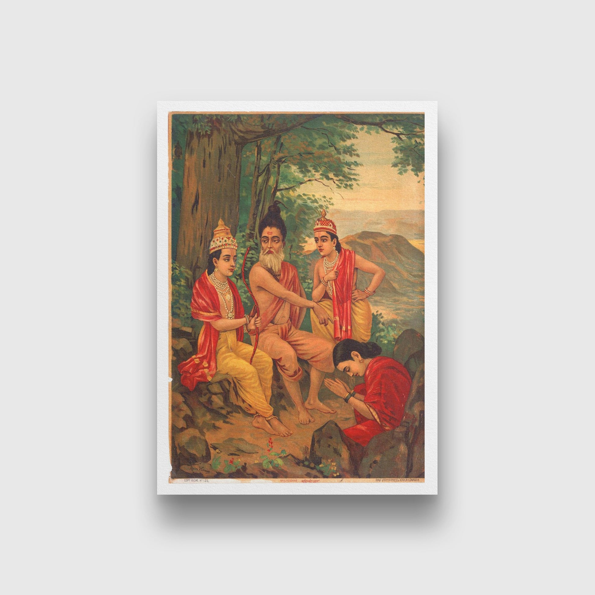 Ahalyaodhar Painting - Meri Deewar 2 : 3 Vertical Premium Wall Art Canvas by MeriDeewar