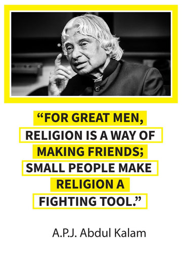 APJ Abdul Kalam Poster Poster A3 / Poster Premium Wall Art Canvas by MeriDeewar