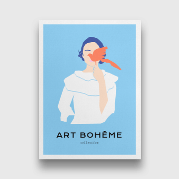 Art Boheme Painting 3 : 4.2 Vertical Premium Wall Art Canvas by MeriDeewar