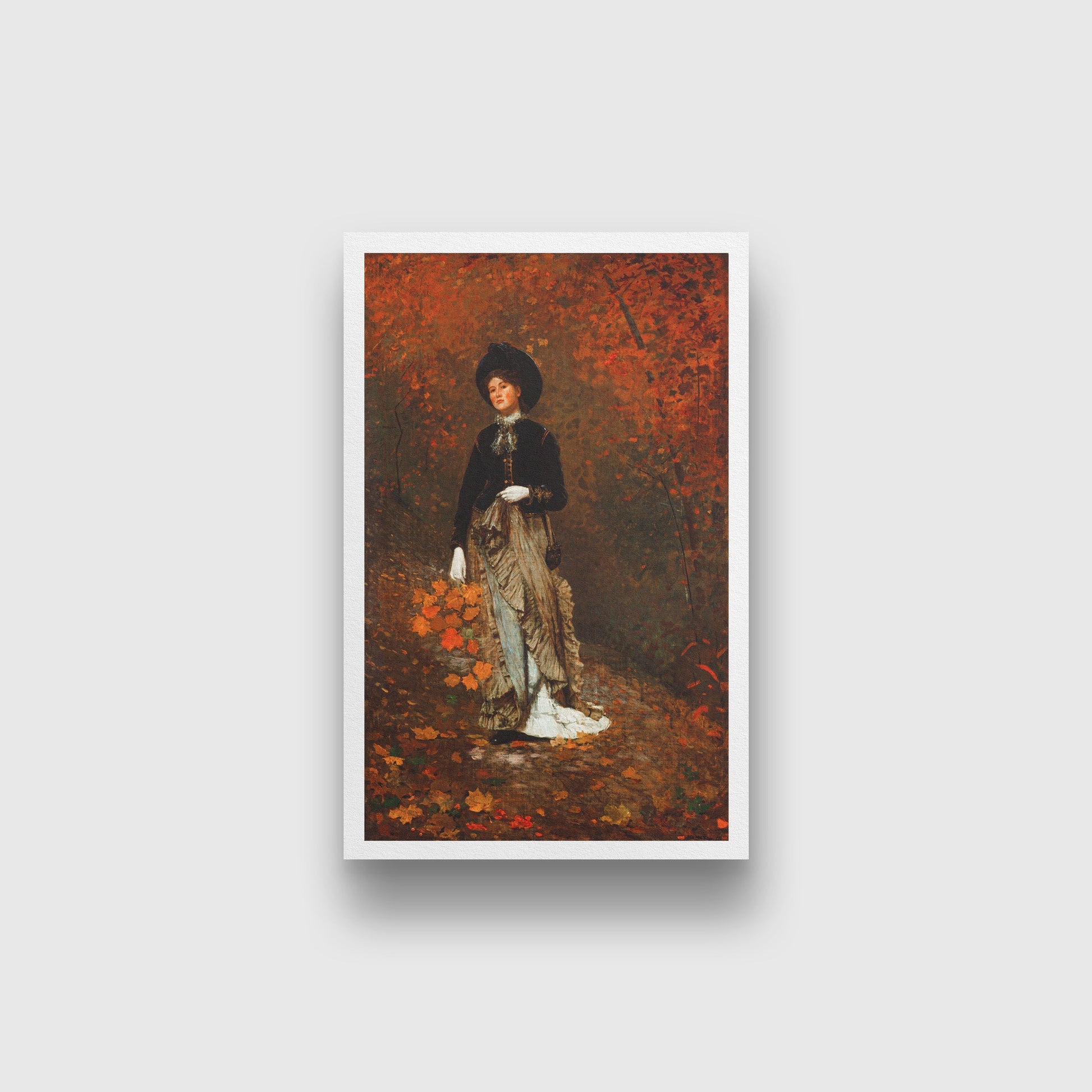 Autumn painting - Meri Deewar 2 : 3 Vertical Premium Wall Art Canvas by MeriDeewar