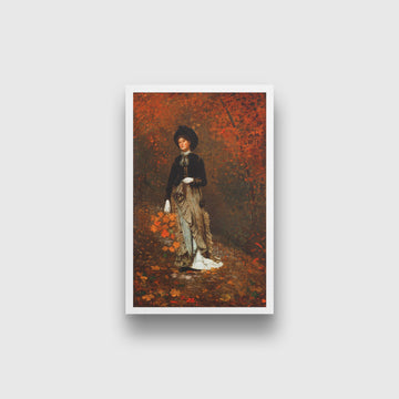 Autumn painting - Meri Deewar 2 : 3 Vertical Premium Wall Art Canvas by MeriDeewar