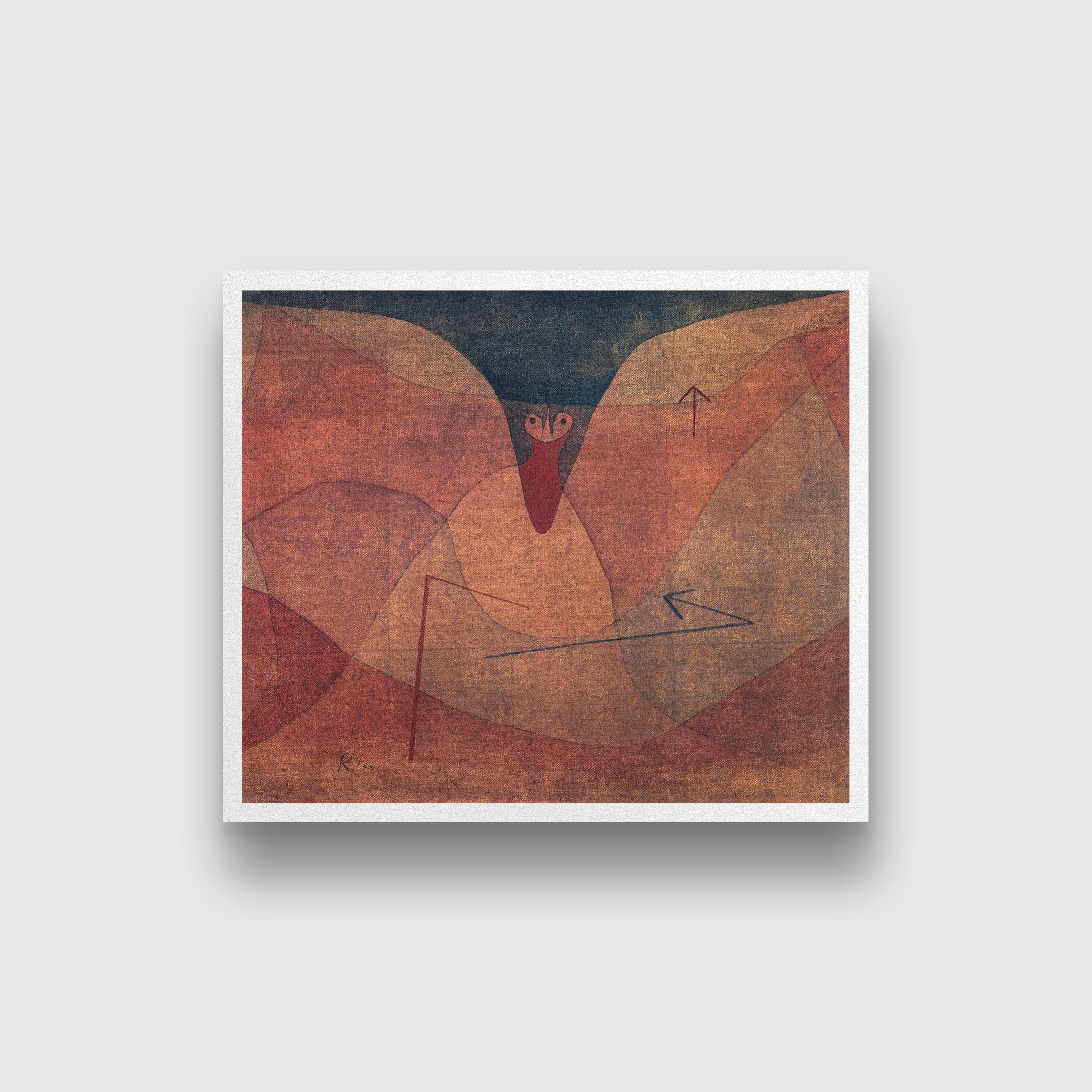 Aviatic Evolution painting - Meri Deewar 1 : 1 Square Premium Wall Art Canvas by MeriDeewar