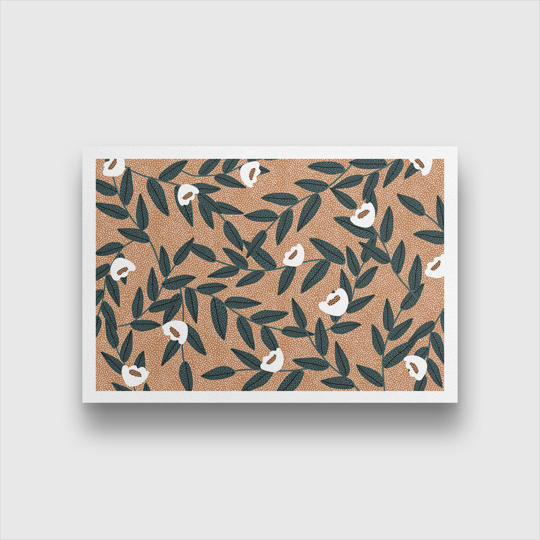 Barcelona Tulips Botanical Painting 3 : 2 Horizontal Premium Wall Art Canvas by MeriDeewar