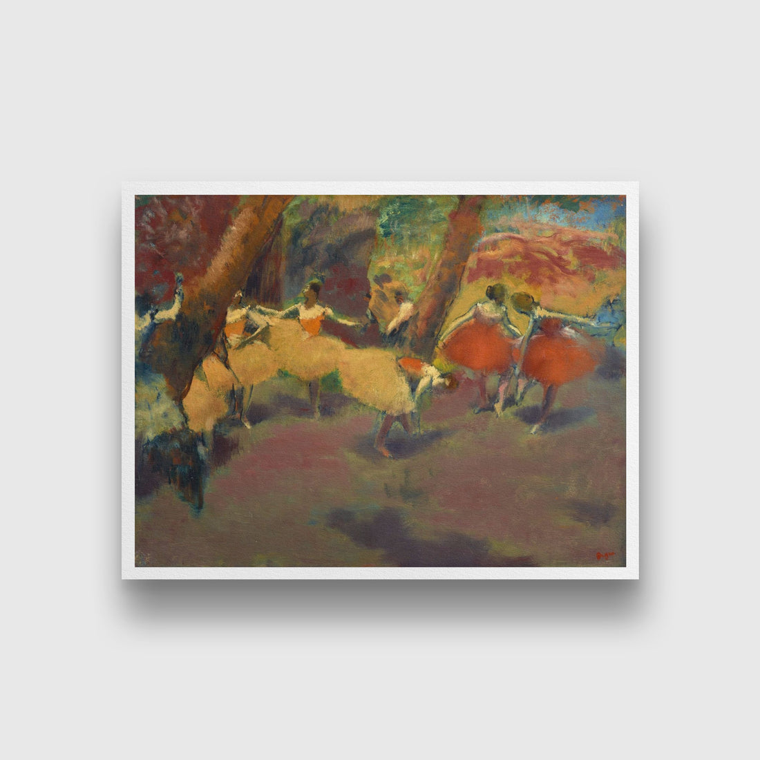 Before The Performance Painting - Meri Deewar 4 : 3 Horizontal Premium Wall Art Canvas by MeriDeewar