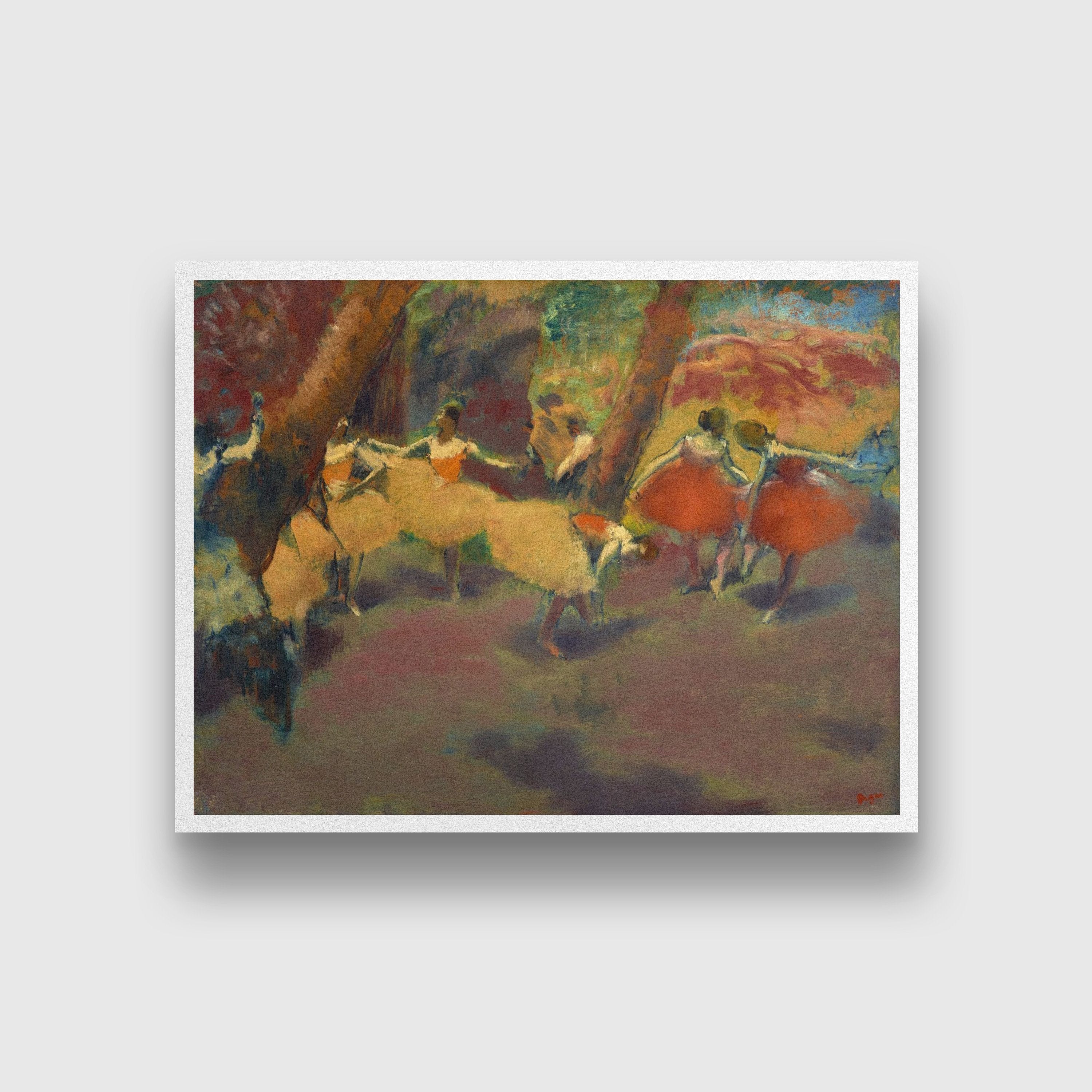Before The Performance Painting - Meri Deewar 4 : 3 Horizontal Premium Wall Art Canvas by MeriDeewar