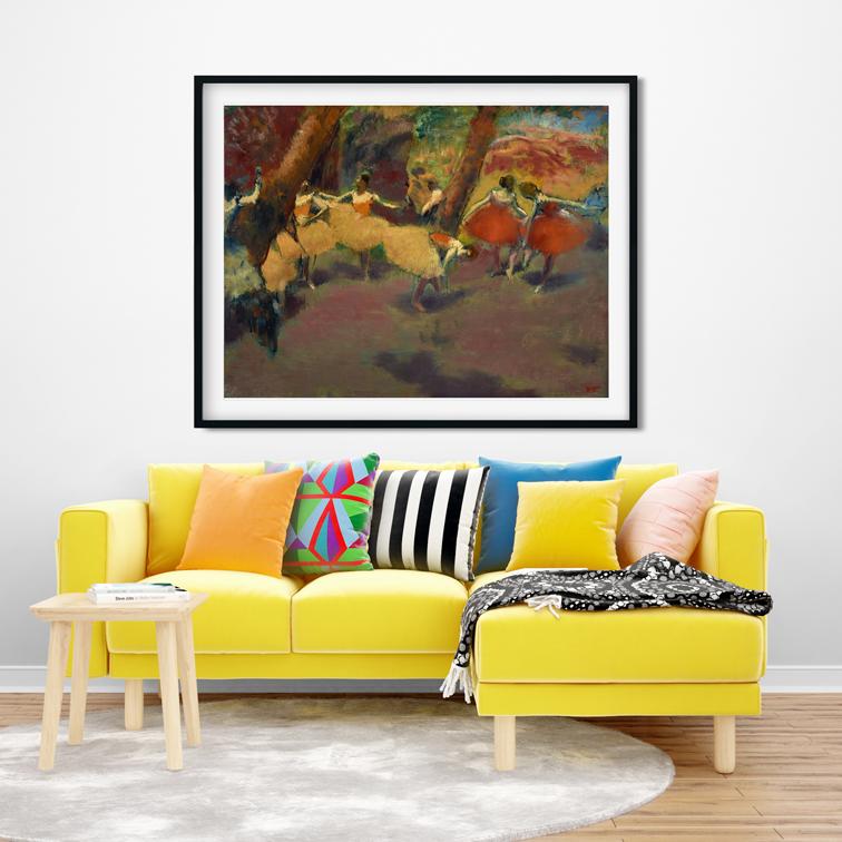 Before The Performance Painting - Meri Deewar 4 : 3 Horizontal Premium Wall Art Canvas by MeriDeewar