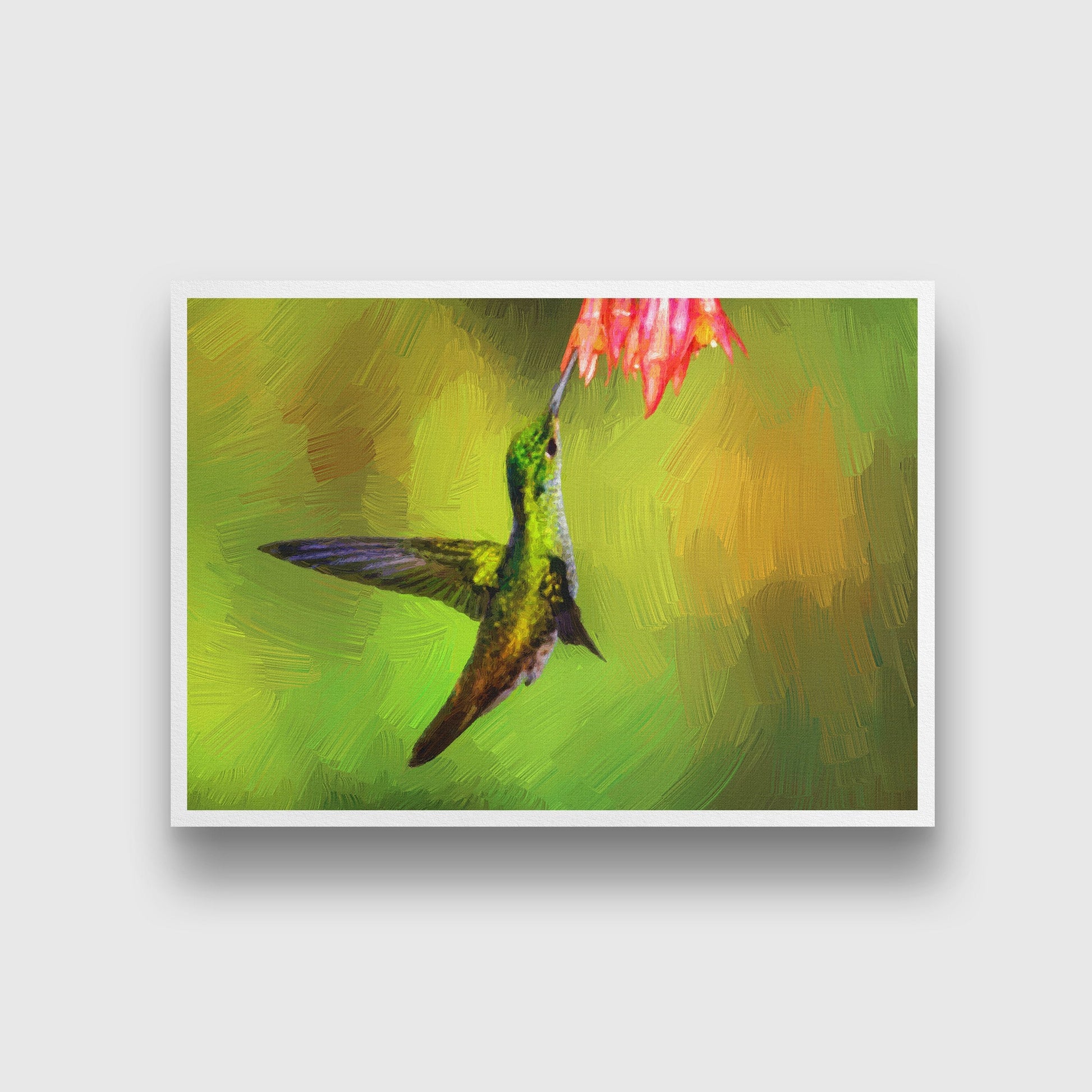 Bird painting - Meri Deewar 3 : 2 Horizontal Premium Wall Art Canvas by MeriDeewar