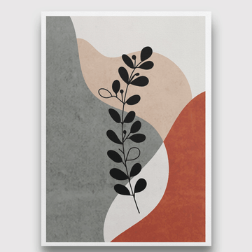 Bloom minimalist Painting 3 : 4.2 Vertical Premium Wall Art Canvas by MeriDeewar