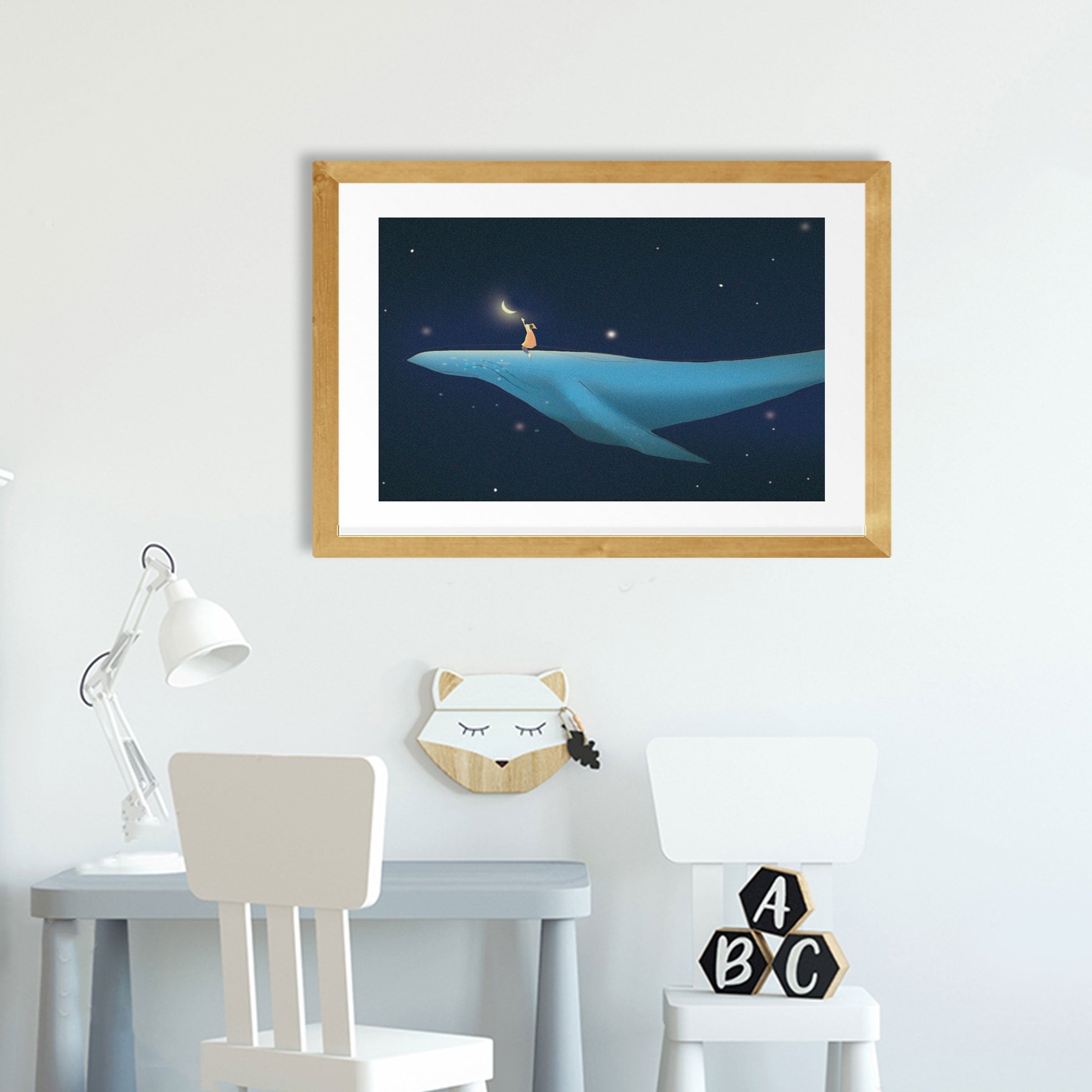 Blue Well Abstract Painting-Meri Deewar 3 : 2 Horizontal Premium Wall Art Canvas by MeriDeewar