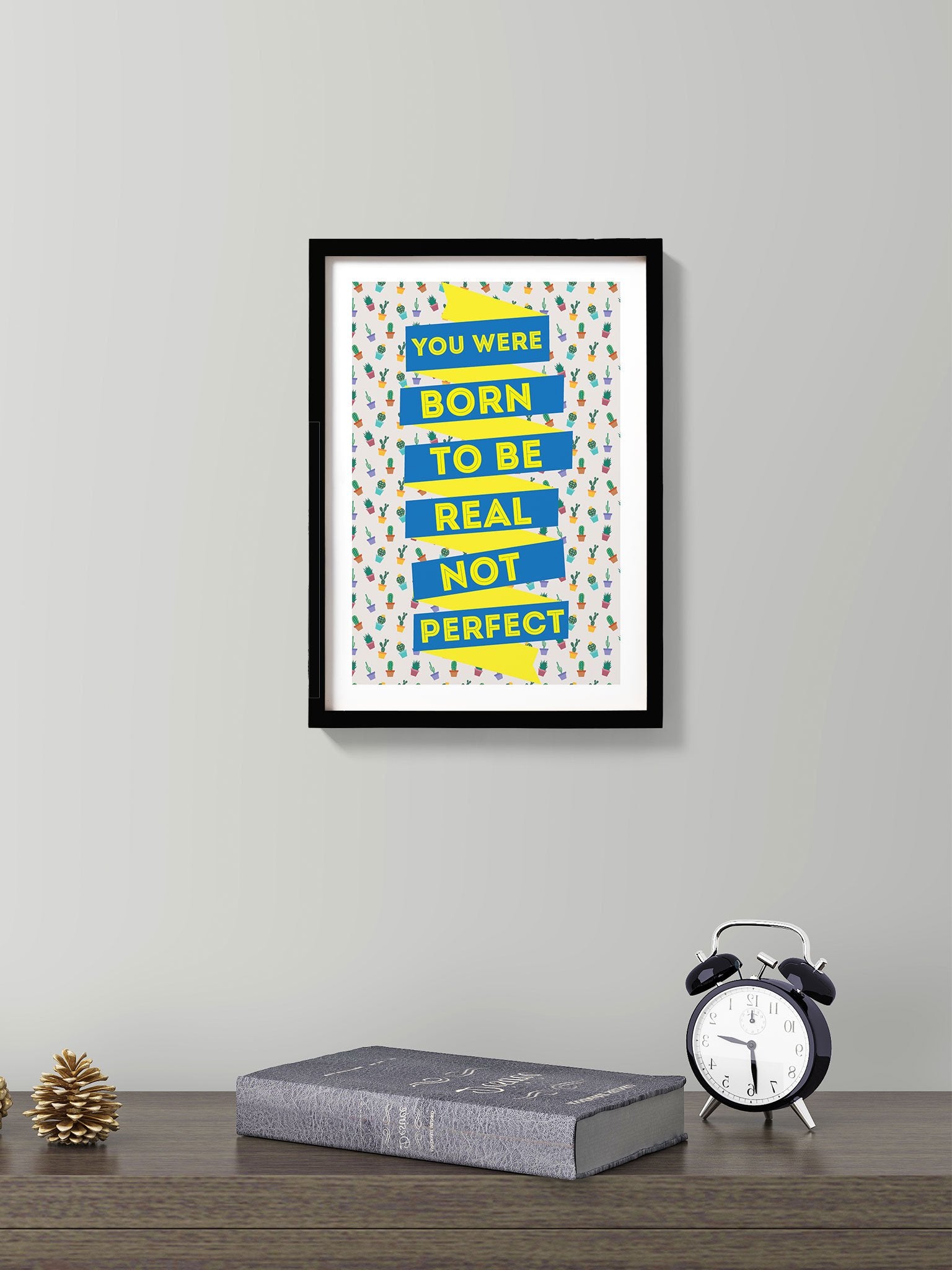 Born to be real poster Poster A3 / Poster Premium Wall Art Canvas by MeriDeewar