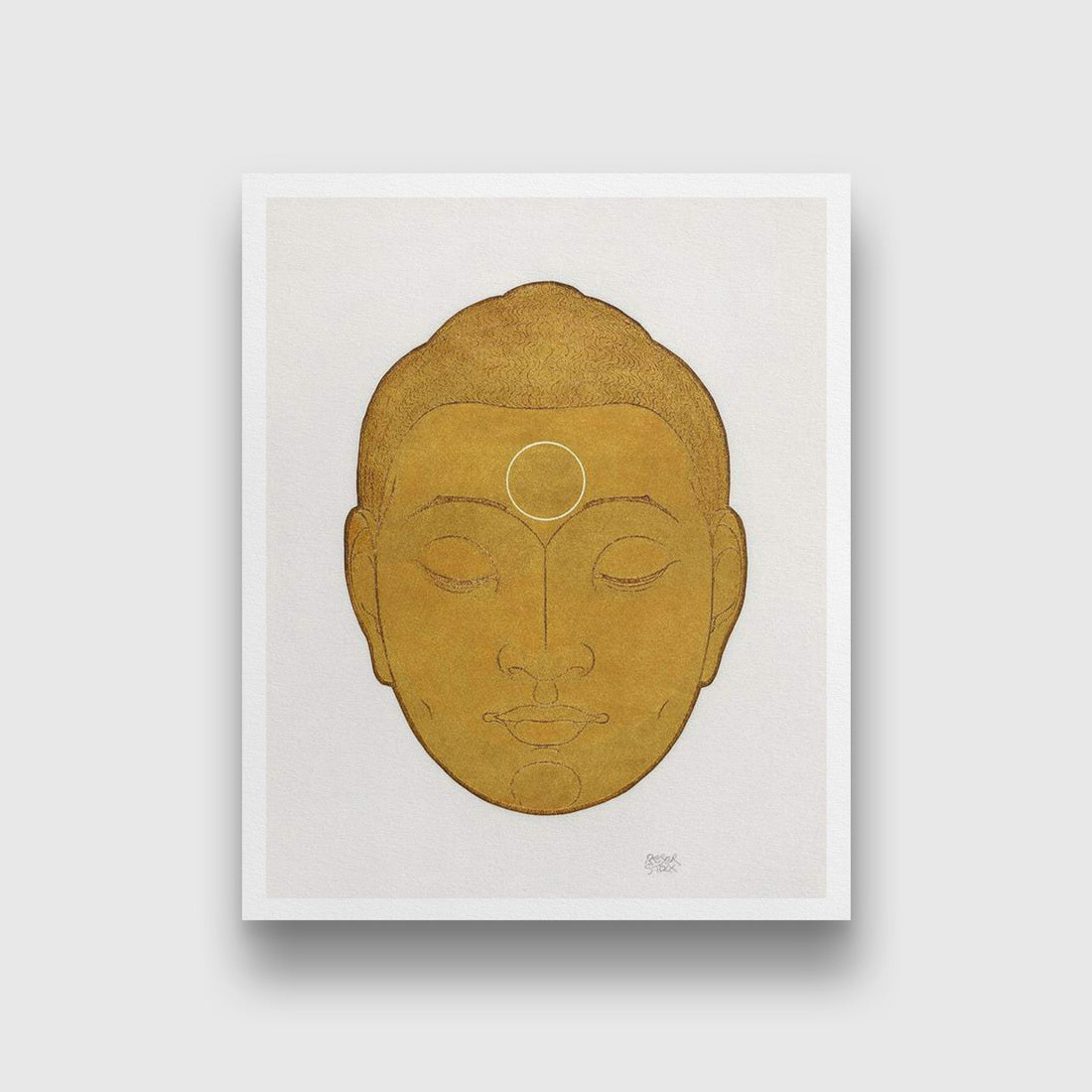 Buddha Painting - Meri Deewar 4 :5 Vertical Premium Wall Art Canvas by MeriDeewar