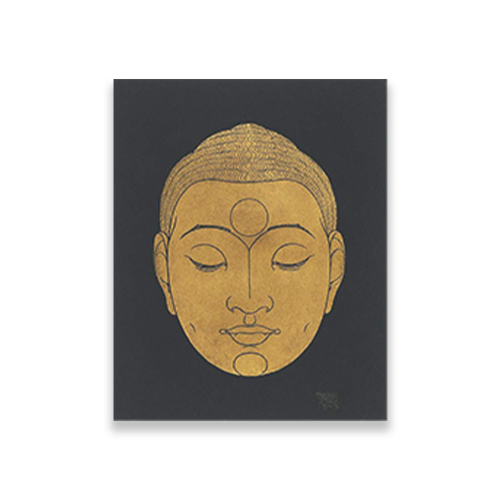 Buddha Reijer Stolk Painting - Meri Deewar 4 :5 Vertical Premium Wall Art Canvas by MeriDeewar