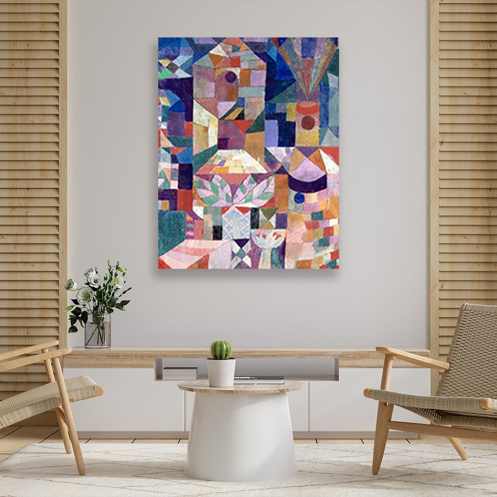 Burggarten painting - Meri Deewar 3 : 4.2 Vertical Premium Wall Art Canvas by MeriDeewar