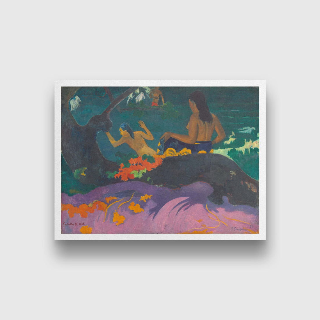 By the Sea - MeriDeewar 4 : 3 Horizontal Premium Wall Art Canvas by MeriDeewar