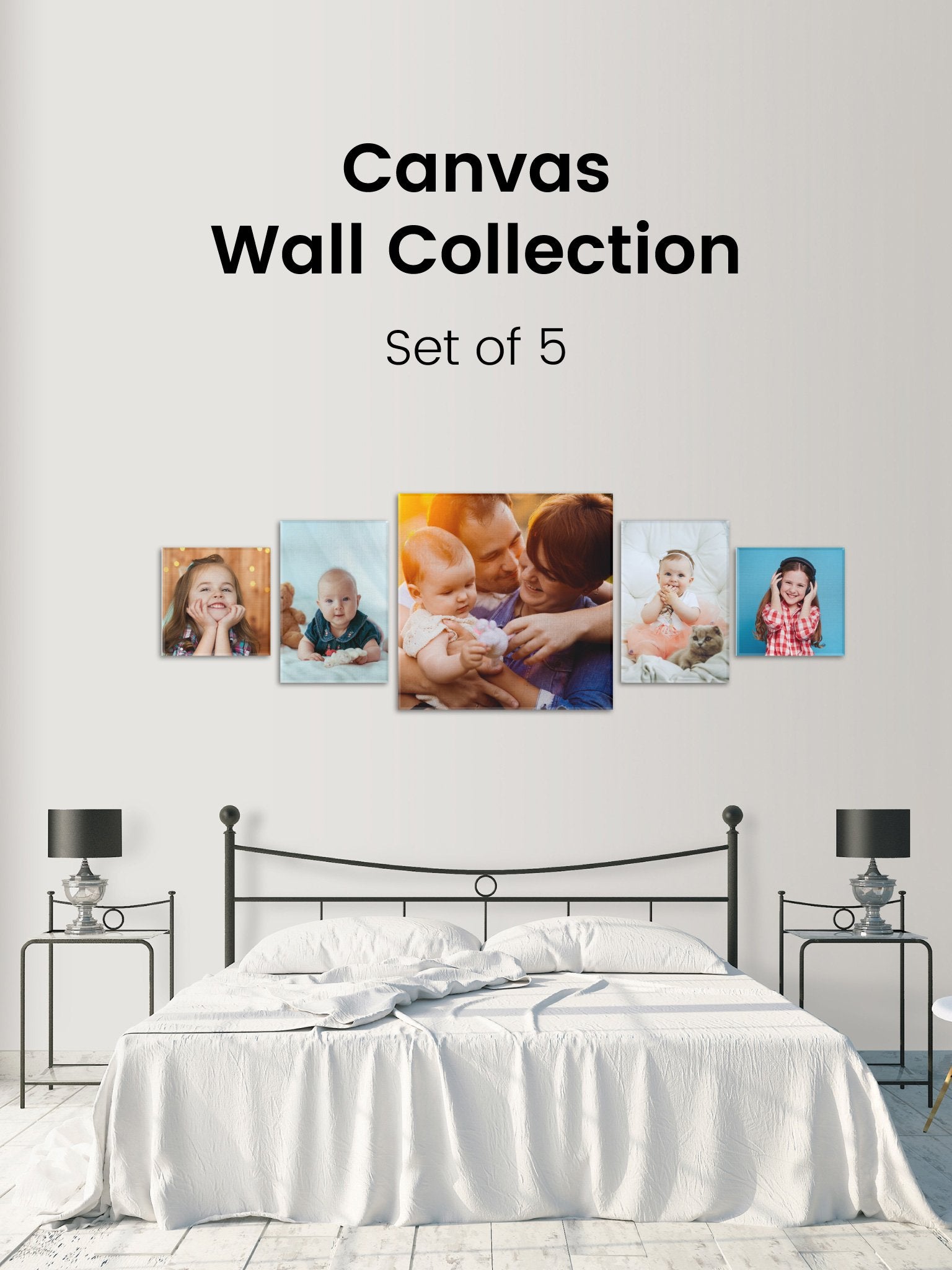 Canvas Wall Collection - Seven canvas wall collection Premium Wall Art Canvas by MeriDeewar
