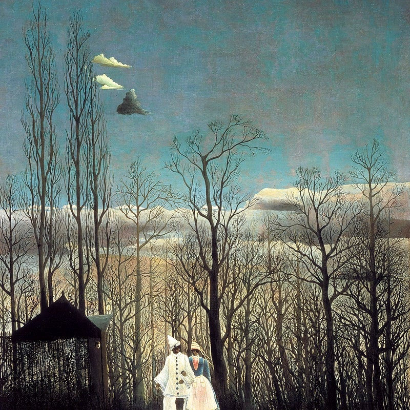 Carnival Evening famous painting - Meri Deewar 3 : 4 Vertical Premium Wall Art Canvas by MeriDeewar